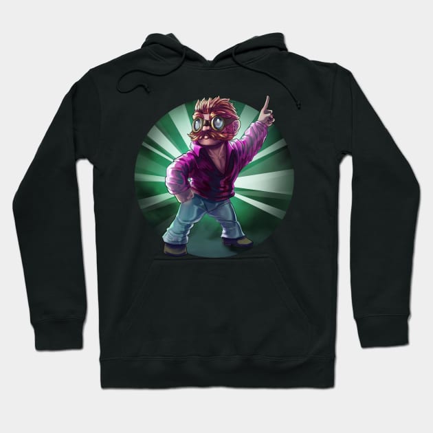 Saturday Fever Gnome Hoodie by jboyano